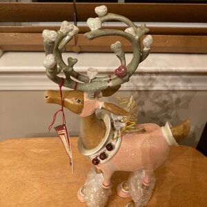 Dept 56 Krinkles Dash Away Cupid Reindeer Patience Brewster w Tag & Box